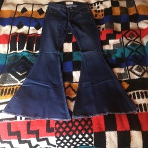 Free People Denim Super Flare